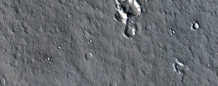 Scarp in Utopia Planitia