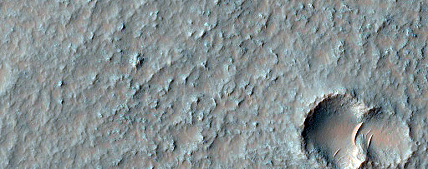 Terrain Northeast of Sirenum Mons
