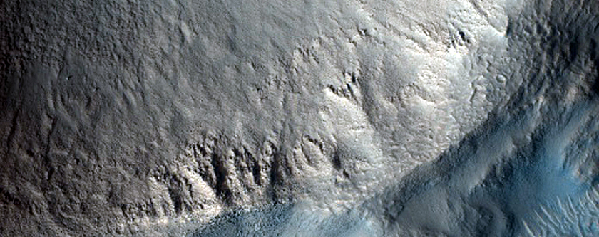 Well-Preserved Impact Crater in Utopia Planitia