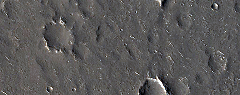 Cratered Cones in Utopia Planitia