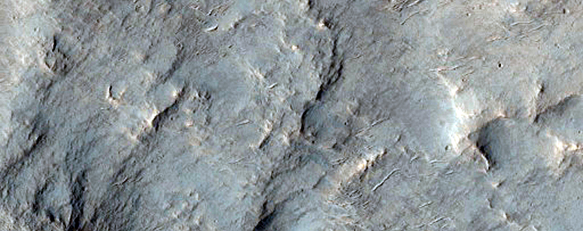 Rocky Terrain North of Hellas Planitia