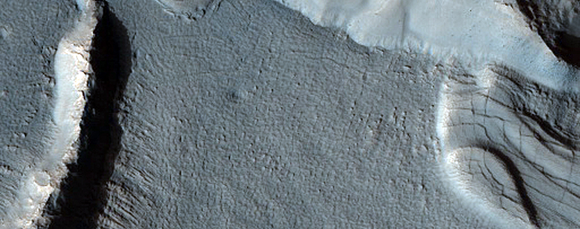 Dipping Layers in Deuteronilus Mensae