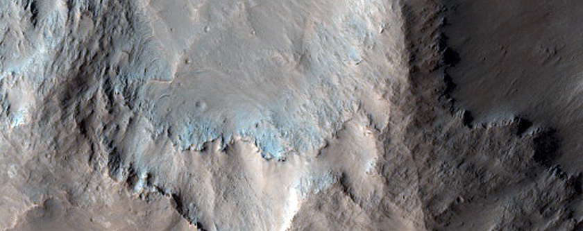 Possible Phyllosilicates in Knob-Type Feature North of Hellas Planitia