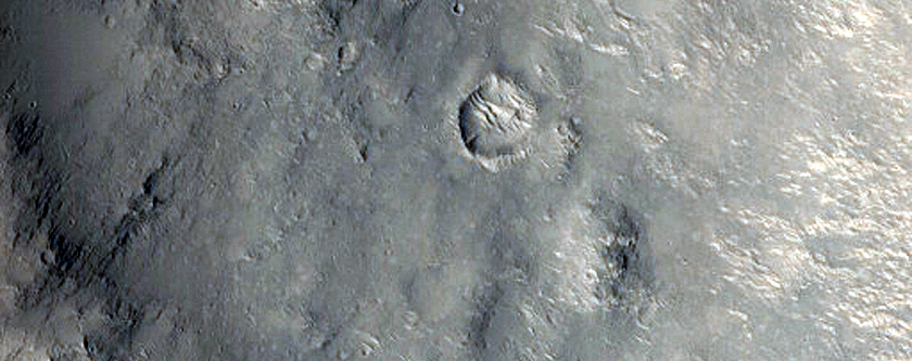 Peace Vallis Channel in Gale Crater