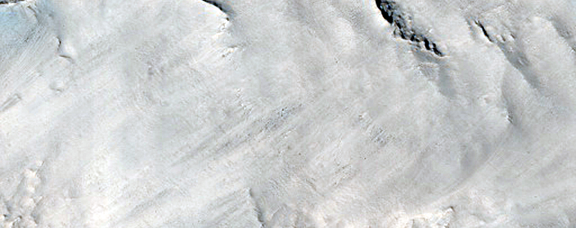 Glacial-Like Flows on Mound in Protonilus Mensae Region