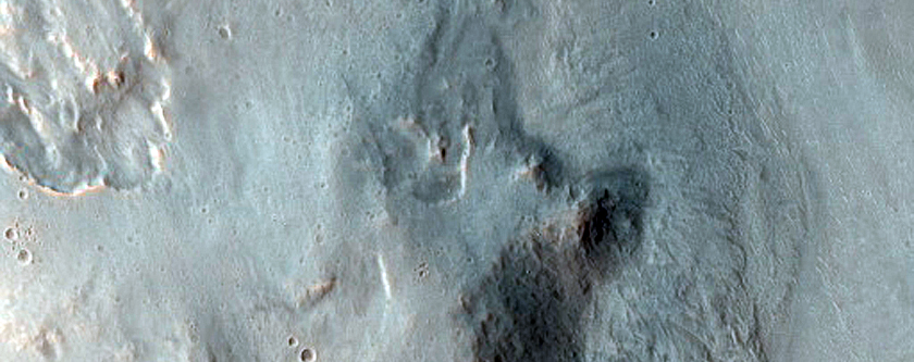 Northern Ejecta of Noord Crater