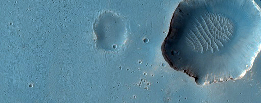 Crater Cluster East of Endeavour Crater