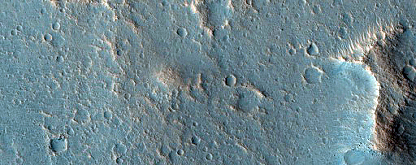 Alluvial Fan Investigation in Rim Region of Wabash Crater