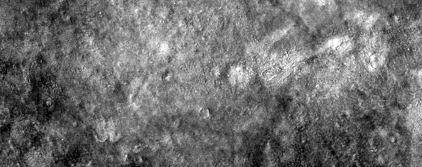 Terrain North of Davies Crater