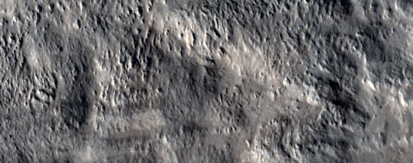 Ejecta of Very Well-Preserved Crater