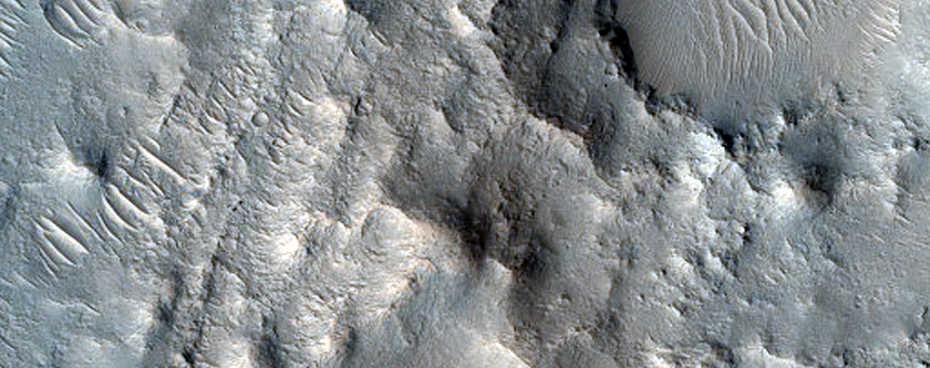 Floor of Ehden Crater