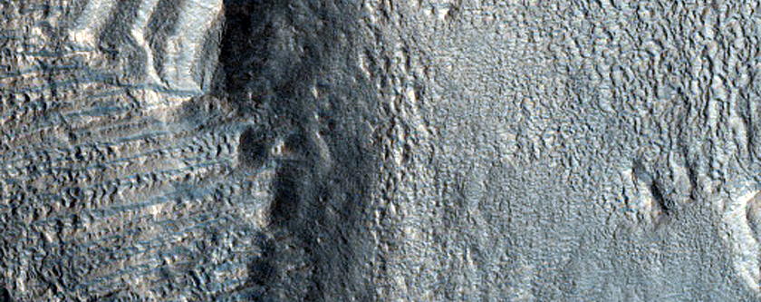 Layered Features in Eridania Planitia