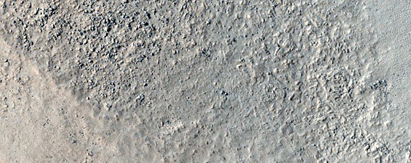 Central Structure of Gledhill Crater