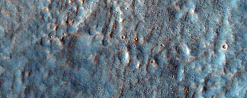 Terrain Surrounding Los Crater