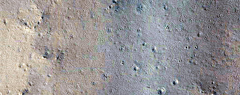 Terrain North of Schiaparelli Crater