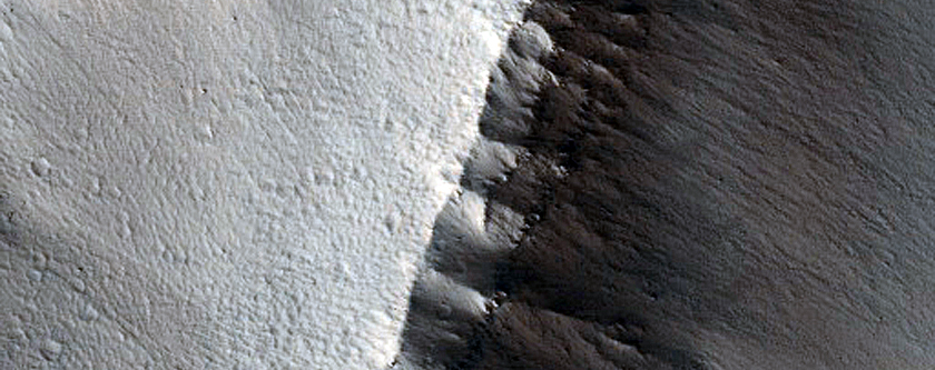 Trough in Lycus Sulci