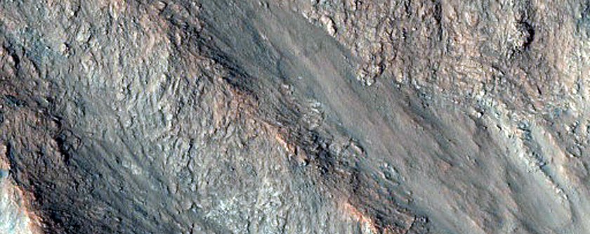 Debris Flows on Eos Chasma Walls