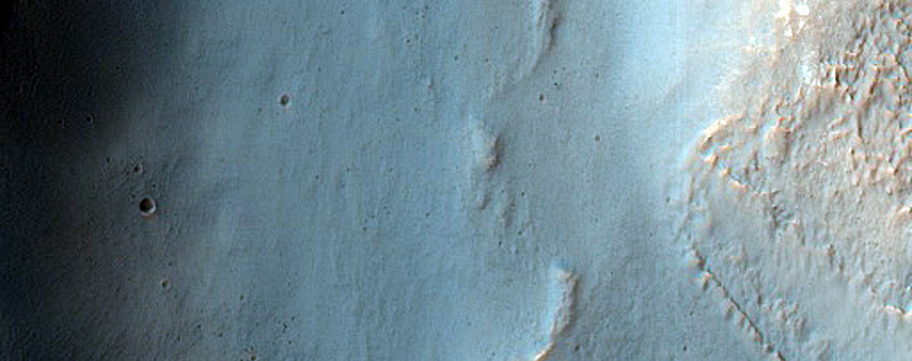 Discontinuous Sinuous Ridge Within Valley