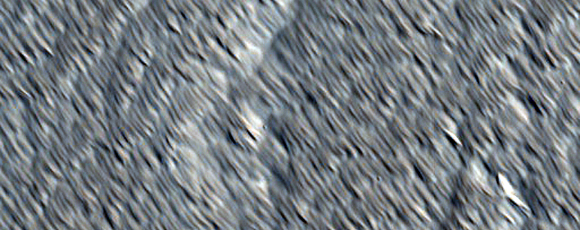 Rilles and Channels on West Flank of Pavonis Mons