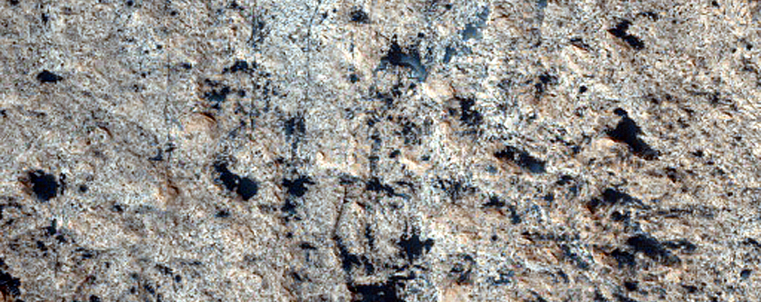 Phyllosilicate-Rich Crater Ejecta near Meridiani Planum