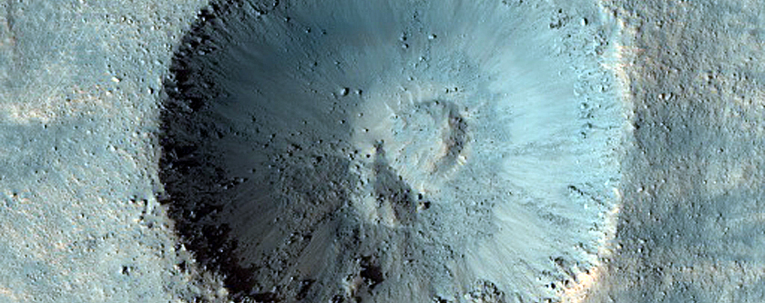 Monitor Slopes of Small Crater