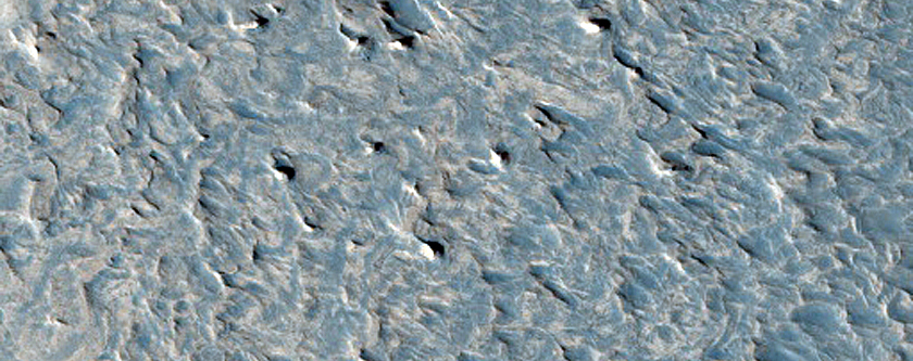 Hydrated Sulfates in Eastern Sinus Meridiani Etched Terrain