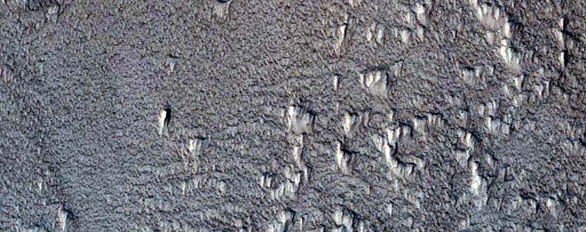 Lava-Crater Interaction in Daedalia Planum