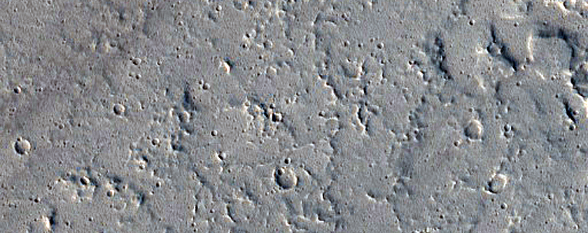 Flows near of Ascraeus Mons