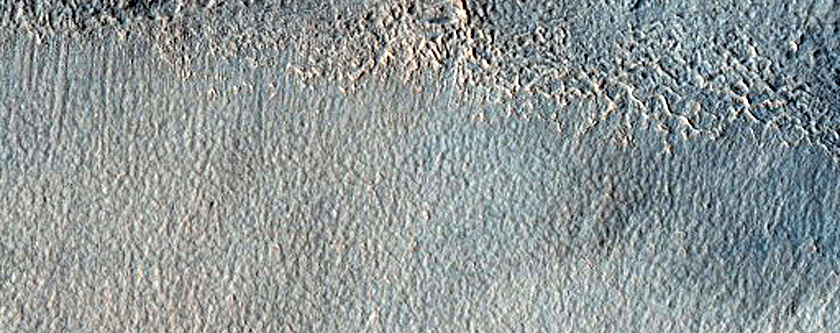 Isolated Sinuous Valley in Noachis Terra
