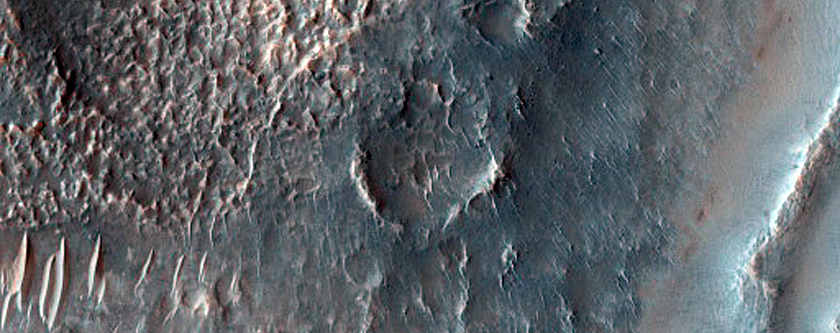 Terrain Northeast of Newton Crater
