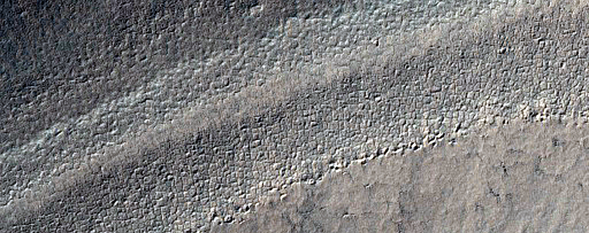 High-Latitude Crater Slopes
