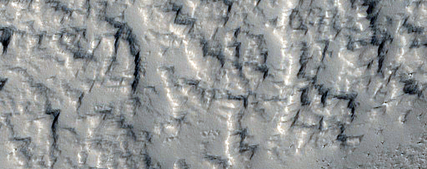 Scarp on Olympus Mons