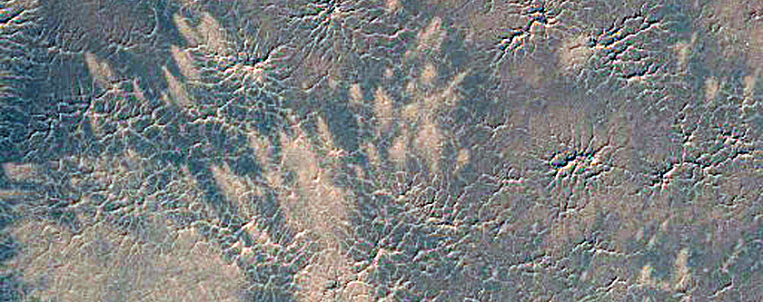 Monitor Defrosting Patterns on Ridges in Area Dubbed Inca City