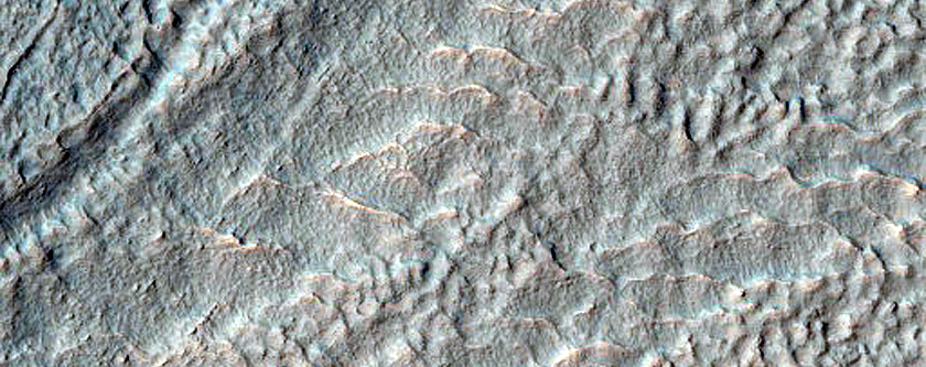 Crater Slope Features