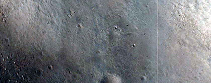 Channel Intersecting Crater Rim