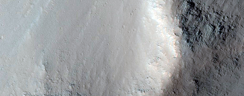 Northeast-Facing Slope into Melas Chasma