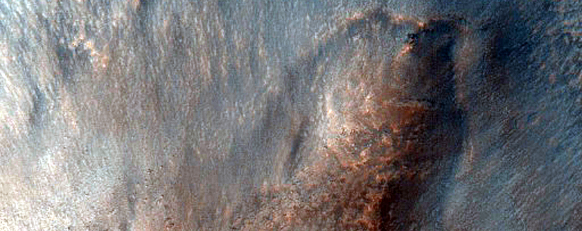 Massif with Channel on Edge of Cydonia Labyrinthus