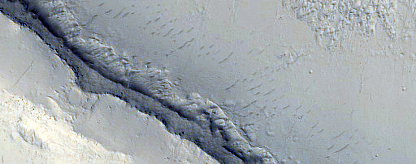 Inverted Channel in Naktong Vallis