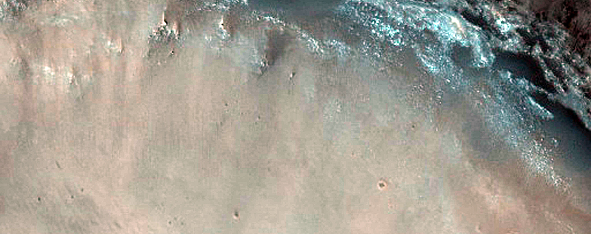Western Arabia Crater Secondary Craters