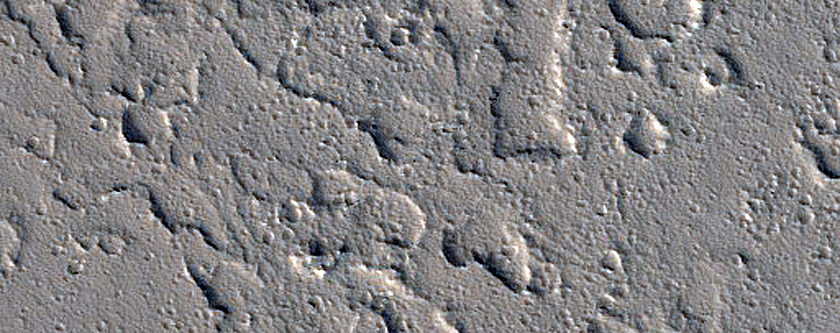 Tharsis Region Lava Features