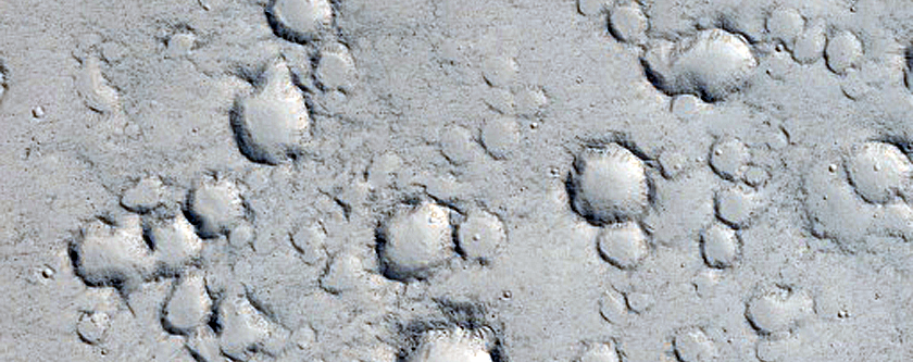 Cratered Cone in Phlegra Montes
