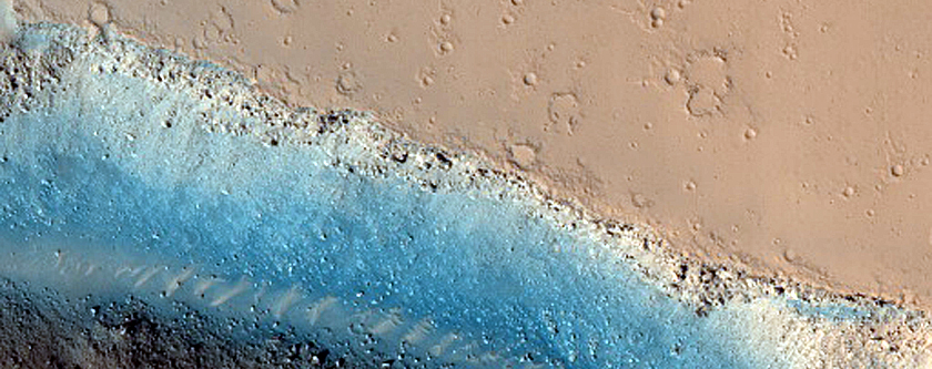 Monitor Slopes in Cerberus Fossae