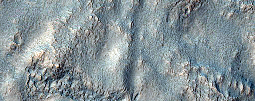 Sinuous Ridge and Channels in Young Mantle Deposits