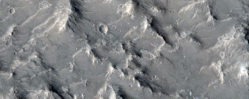 Scarp Fronted Deposit in South Gunjur Crater
