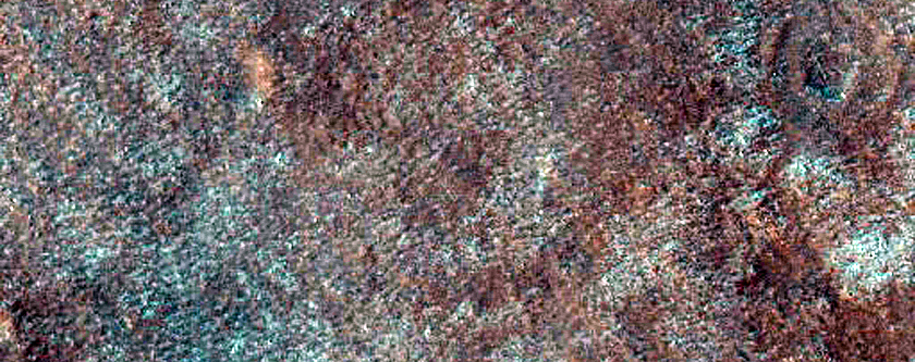 Dipping Layers along Mesa in Deuteronilus Mensae