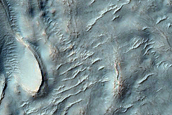 Mound in Equatorial Crater