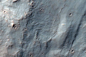 Southwest Ejecta Blanket of 6-Km Crater