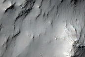 Well-Exposed Portion of Central Pit in Noachis Terra