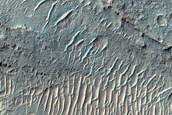Flow Deposits in Eastern Ladon Valles