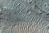 Flow Deposits in Eastern Ladon Valles